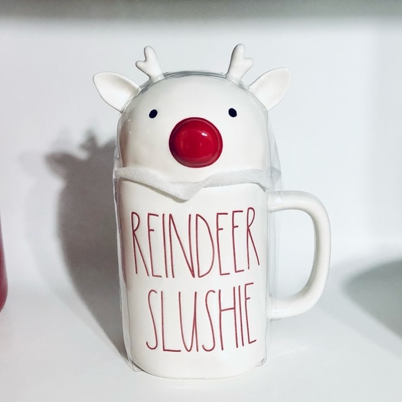 Rae Dunn Other - Rae Dunn Christmas Reindeer Slushie mug